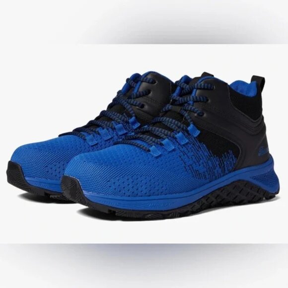 Thorogood NEW Day One Safety Shoes work boots AST Mid Blue/Black Size US 6B - Picture 1 of 6